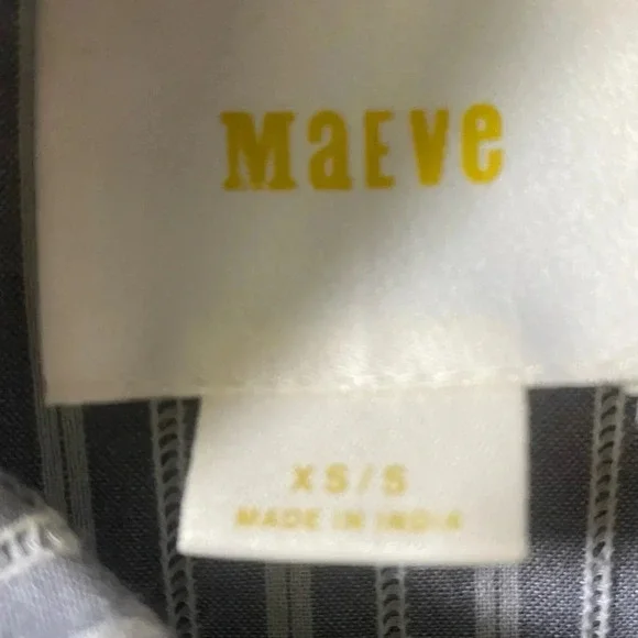 Anthropologie Mave Betty oversized Fit Button down short sleeve size XS-S - Picture 4 of 8